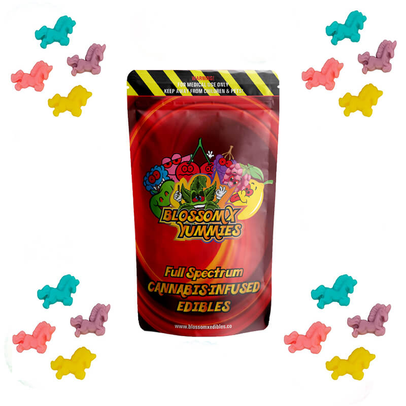 BlossomX - Sweet Cannacorns Gummies- 300mg THC (10 x 30mg)
