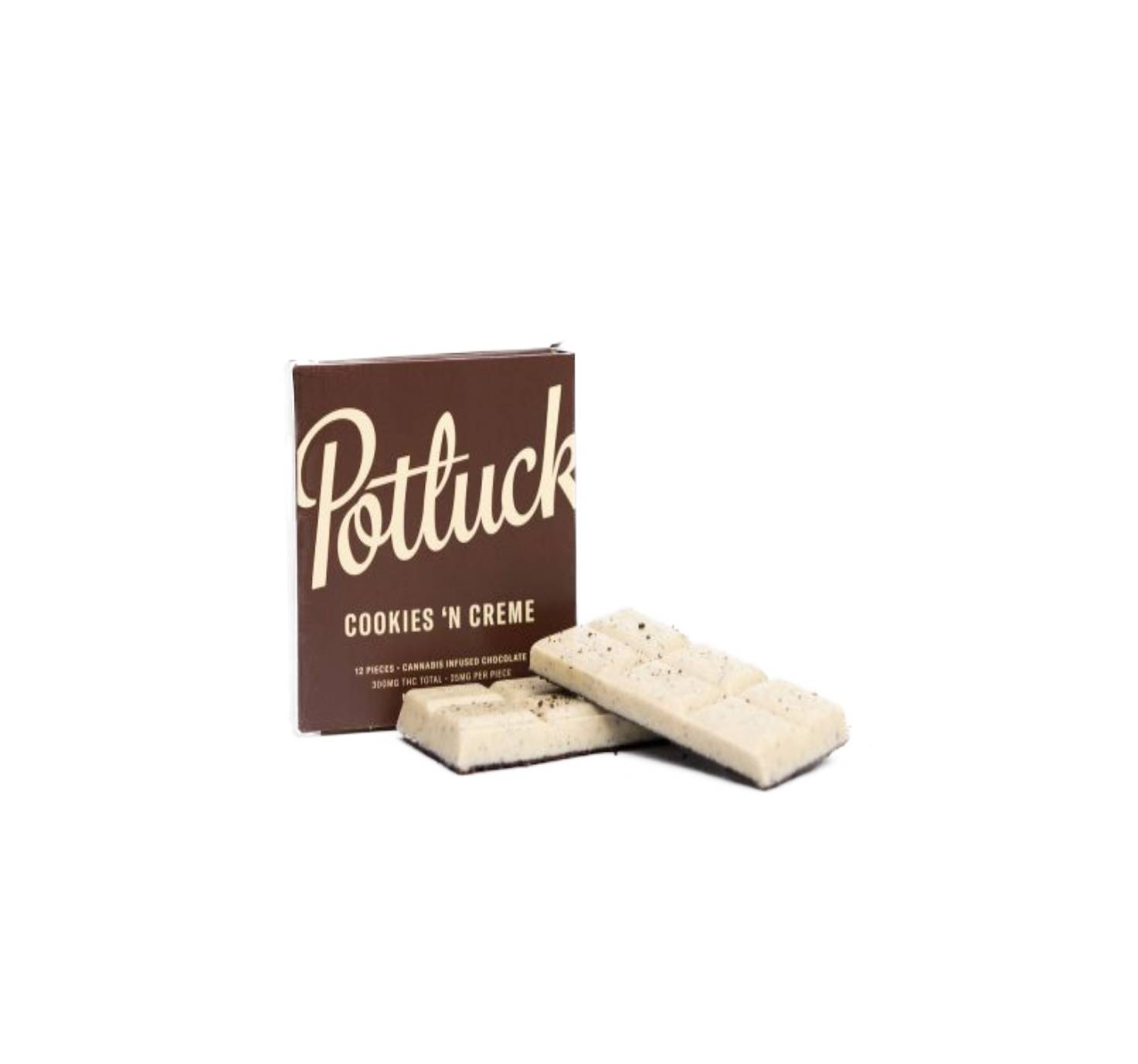 Potluck - Cookies 'N Crème 300mg THC