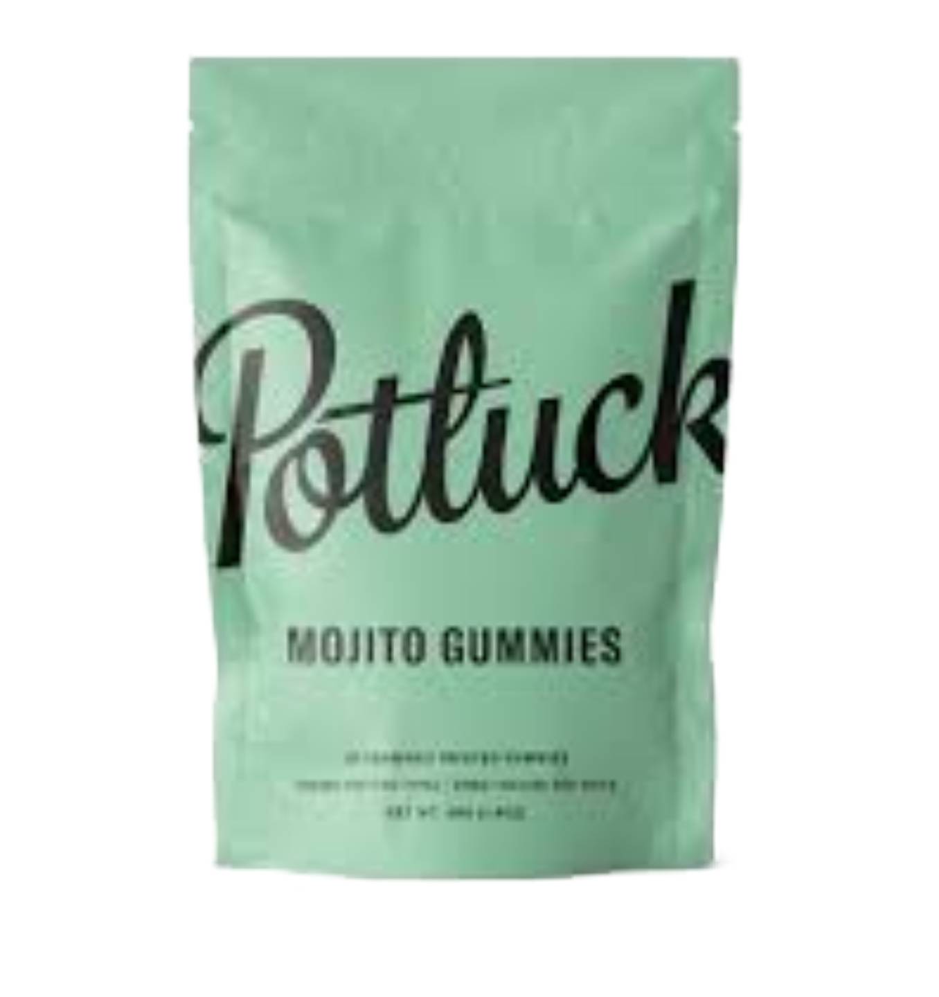 Potluck Gummies- Mojito- 200mg THC:CBD