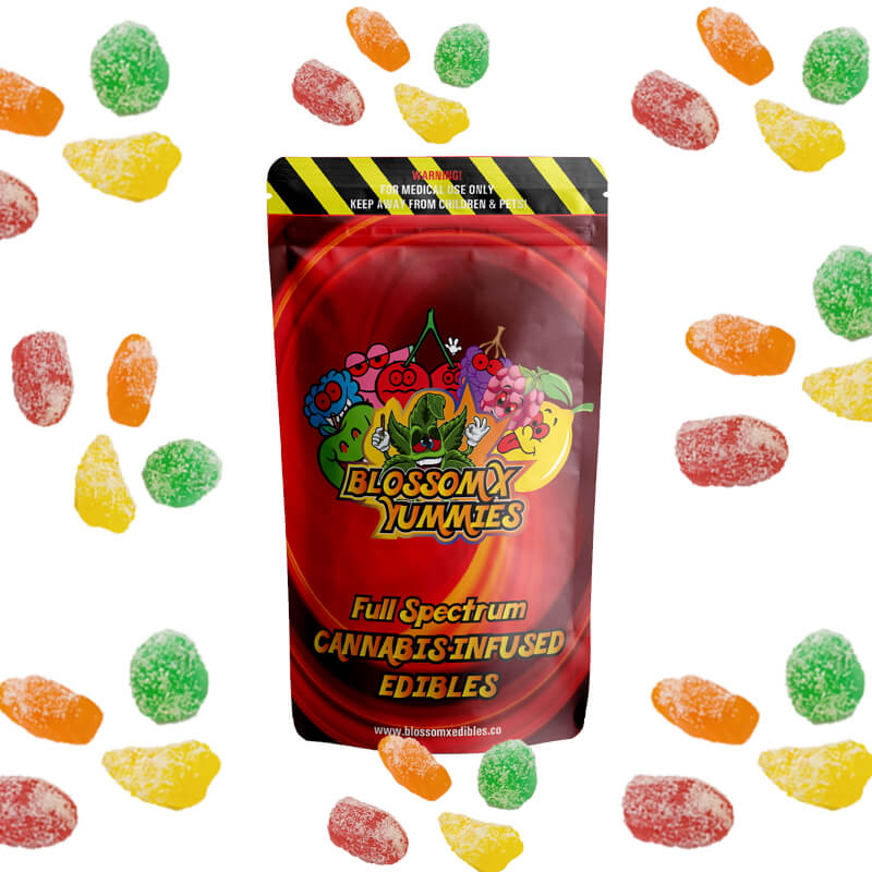 BlossomX - Joo Jubes Gummy Candy - Sour- 300mg THC (10 x 30mg)