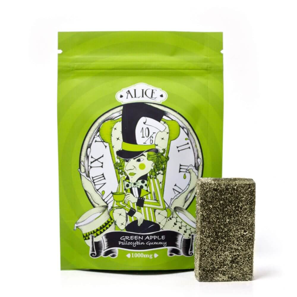 Alice Mushroom Gummy – Green Apple (1000mg)