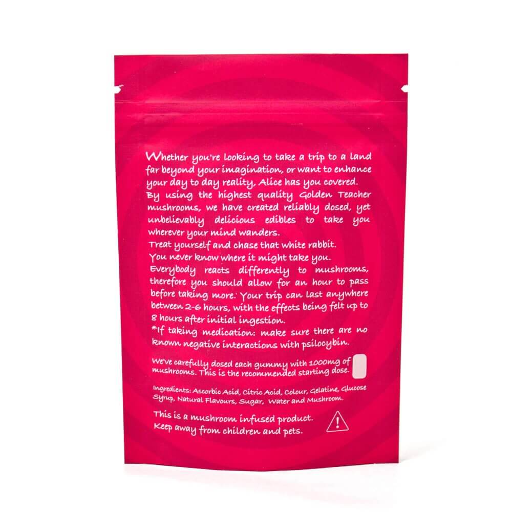 Alice Mushroom Gummy – Cherry (1000mg) - Image 3