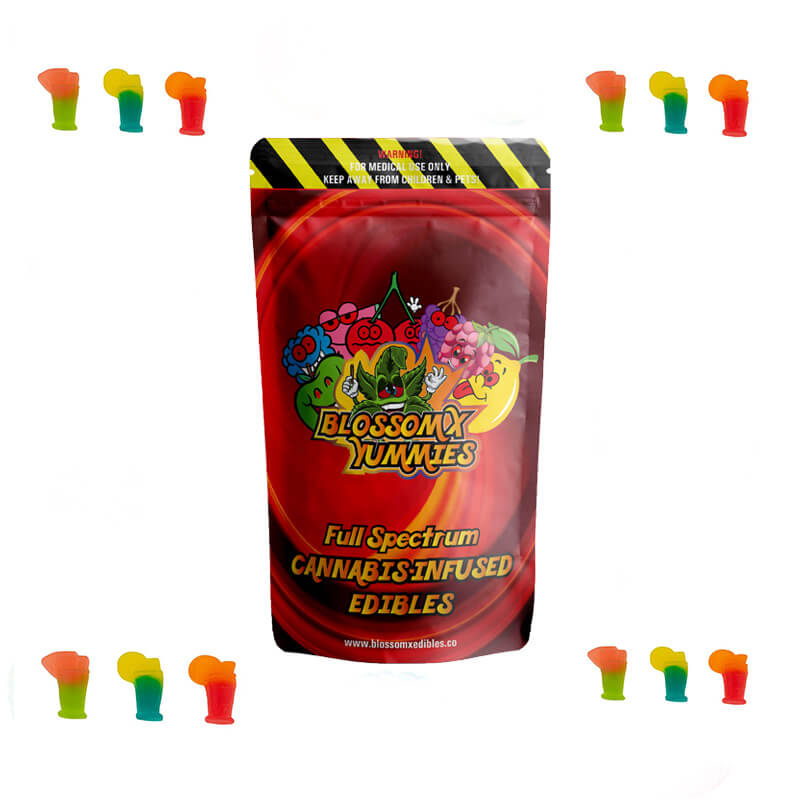BlossomX - Fruit Splash Gummy Candy - 300mg THC (10 x 30mg)