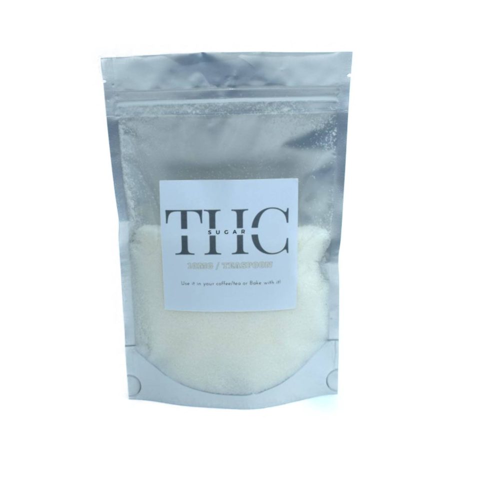 *THC* SUGAR- 130 Grams/Bag- (10mg per tsp)