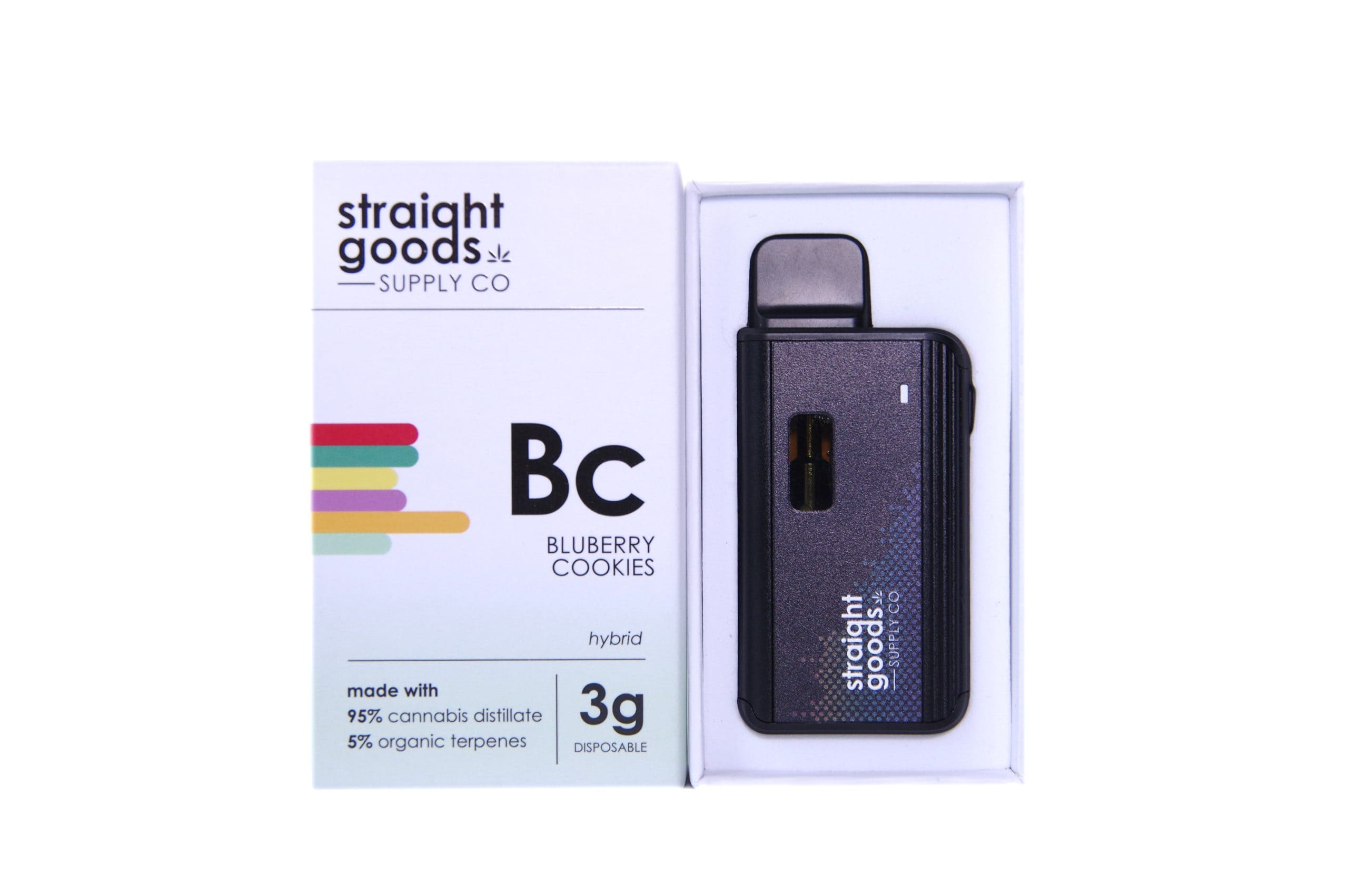 Straight Goods Supply Co. – Blueberry Cookies (3 Gram Hybrid)