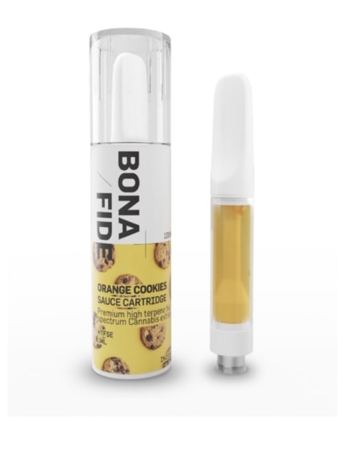 Bonafide – Sauce Cartridge- 1000mg Indica (Orange Cookies)