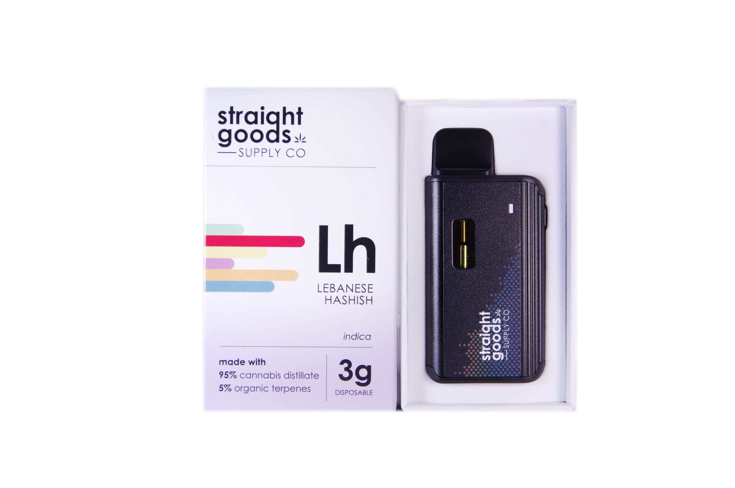 Straight Goods Supply Co. – Lebanese Hashish (3 Gram Indica)