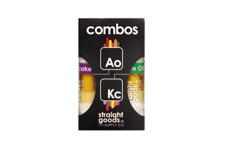 Straight Goods 2 In 1 Combos – Alien OG + Kush Cake (2 x 1 Gram Carts)