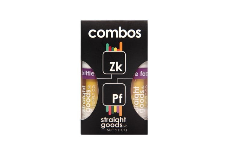 Straight Goods 2 In 1 Combos – Fruity Candy + Pie Face (2 x 1 Gram Carts)