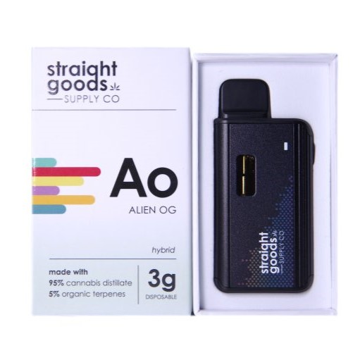 Straight Goods Supply Co. – Alien OG (3 Gram Hybrid)