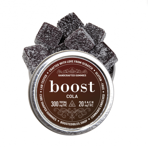 Boost Edibles Gummy – Cola (300mg THC- 15 x 20mg)