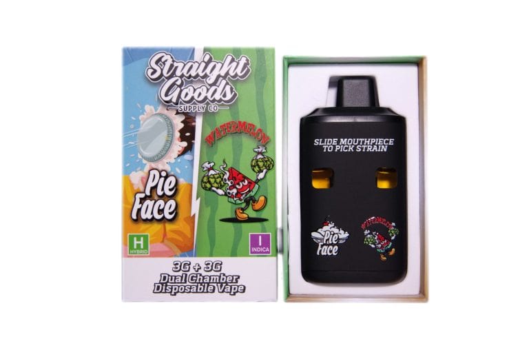 Straight Goods Dual Chamber Vape – Pie Face + Watermelon (3 Grams + 3 Grams)
