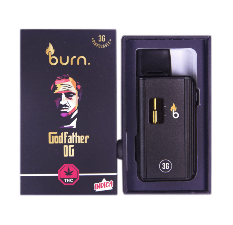 Burn. 3 Gram Vape – God Father OG (Indica)
