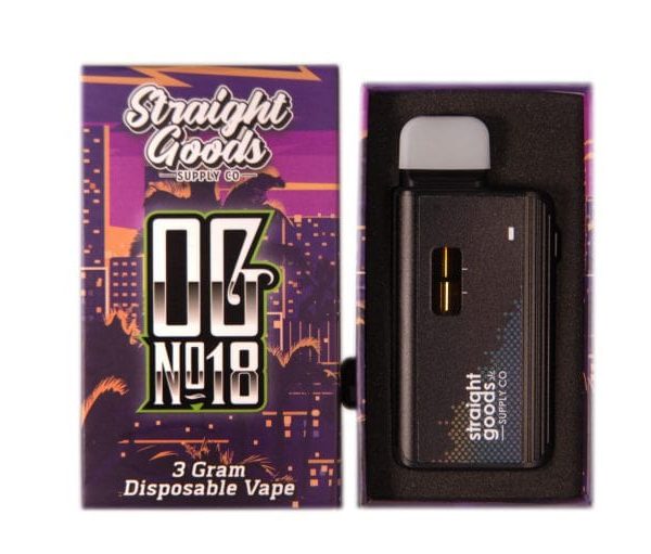 Straight Goods Supply Co. – OG No 18 (3 Gram Hybrid)