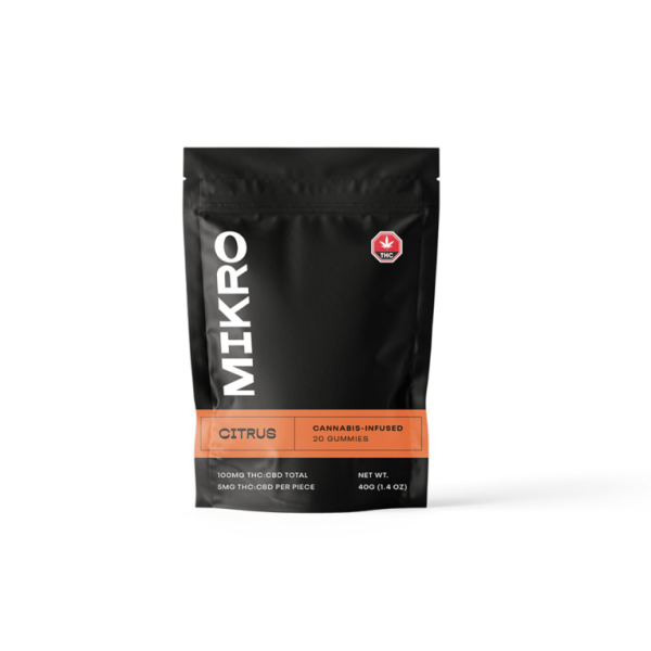 Mikro – Citrus 1-1 Gummies 100mg