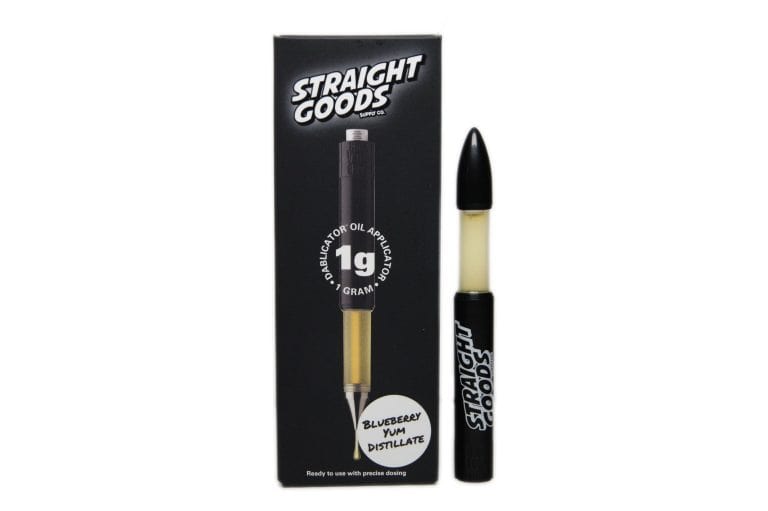 *New Product* Straight Goods Dablicators – Blueberry Yum Distillate (1g)