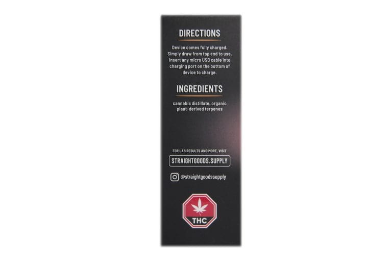 Straight Goods 2 GRAM Disposables – Strawberry Cough (Sativa) - Image 2