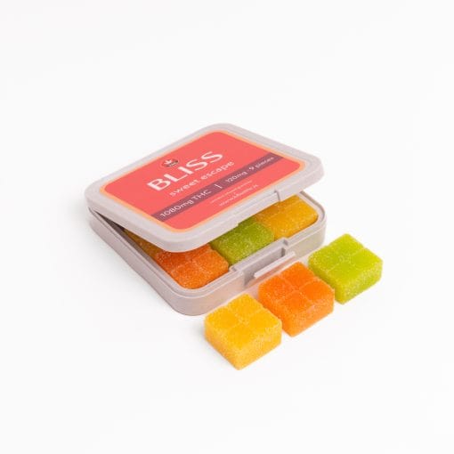 Bliss Sweet Escape THC Gummies - 1080mg THC (9 x 120mg/piece)