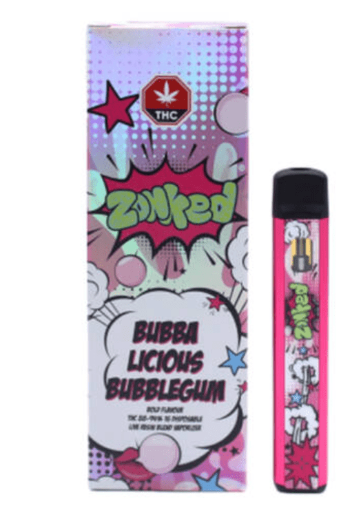 Zonked! Live Resin Vape – Bubba Licious Bubblegum (1g)